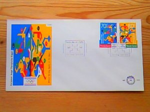 画像1: 【SALE】   オランダ　FDC（1993年） ヨーロッパユースオリンピック