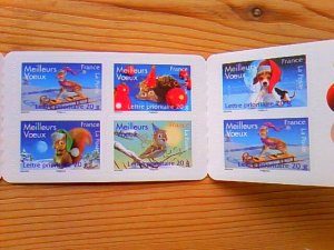 画像1: 【SALE】   フランス　クリスマス切手 10枚シート　（2007年）