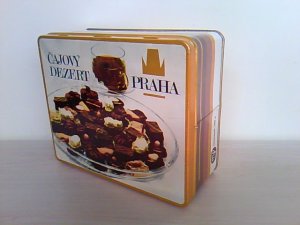 画像1: チェコスロヴァキア　 　お菓子の缶 　 CAJOVY DEZERT