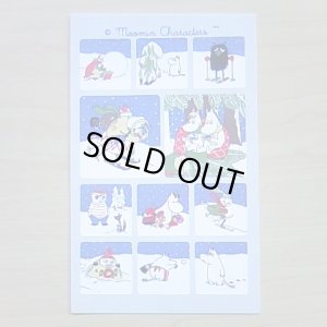 画像1: フィンランド　　 ムーミン　　ステッカー 　冬　  　新品