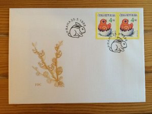 画像1: チェコ　　FDC　　　1998年　　イースター