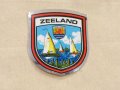 オランダ　　zeelandゼーラント州　ステッカー　　紋章とヨット