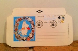 画像1: フィンランド    ムーミン　便箋付き封筒　（1993年） 