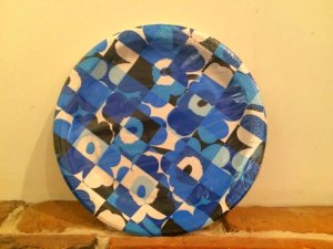 画像1: フィンランド　marimekko　マリメッコ　紙皿　８枚セット　23cm