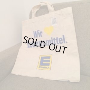 画像1: 【再入荷】ドイツ　EDEKAオリジナル　ショッピングエコバッグ　Lサイズ