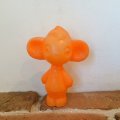 ロシア（ソヴィエト）　チェブラーシカ　プラスチック人形　オレンジ　C