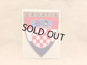 画像1: クロアチア　ステッカー 　国旗と国章