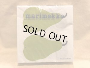 画像1: フィンランド　marimekkoマリメッコ　ペーパーナプキン PAARYNA green  新品