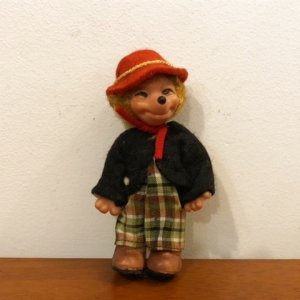 画像1: 東ドイツ 　ハリネズミの人形　　男の子   B