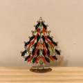 チェコ　ヴィンテージ  ガラスのクリスマスツリー        (1)－3