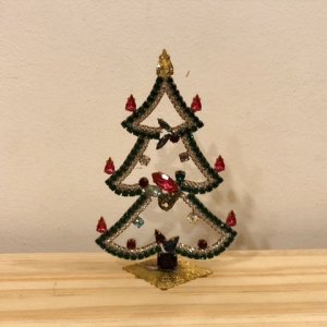 画像1: チェコ　ガラスのクリスマスツリー         (3)－４