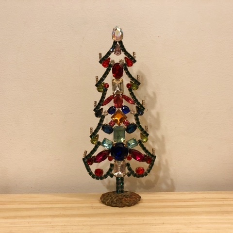 チェコ ヴィンテージ ガラスのクリスマスツリー Lサイズ (18) - 東欧雑貨店 obchod オプホット