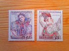 画像: 【再入荷】チェコスロヴァキア　　切手（民族衣装）　1957年　4枚1セット　　未使用