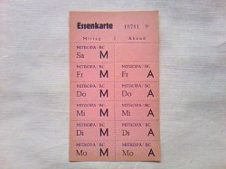 画像1: ドイツ　　　チケット（食券）　　　