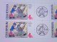 画像: チェコ　　兵士シュベイク切手　Ｂ　　8枚シート　　1997年　　　新品
