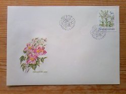 画像1: チェコスロヴァキア　　FDC　　花（1990年）　　