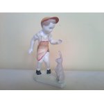 画像: ハンガリー　　AQUINCUM  陶器の人形　　男の子とウサギ