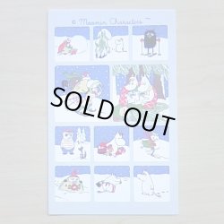 画像1: フィンランド　　 ムーミン　　ステッカー 　冬　  　新品