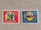 画像: ドイツ　　切手（未使用）　　かえるの王子様　　　　4枚セット　　　1966年　
