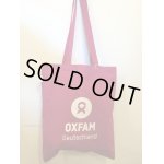 画像: ドイツ 　　エコバッグ　　OXFAM SHOPS  国際協力団体　　パープル　　　新品