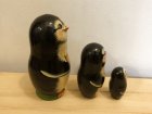 画像: ウクライナ　マトリョーシカ 　ペンギン　3体1セット    新品