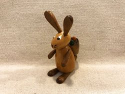 画像1: ドイツ　 木の人形　　　ウサギ　　A－４