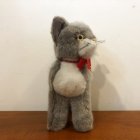 画像: ドイツ　Steiff　シュタイフ　ぬいぐるみ　　グレーのネコ　　