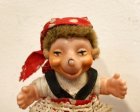 画像: 東ドイツ 　ハリネズミの人形　　女の子    ミニサイズ