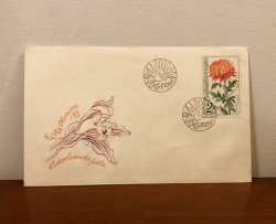 画像1: 【再入荷】チェコスロヴァキア　FDC　カレル・スヴォリンスキー　菊  　Ａ　1973年